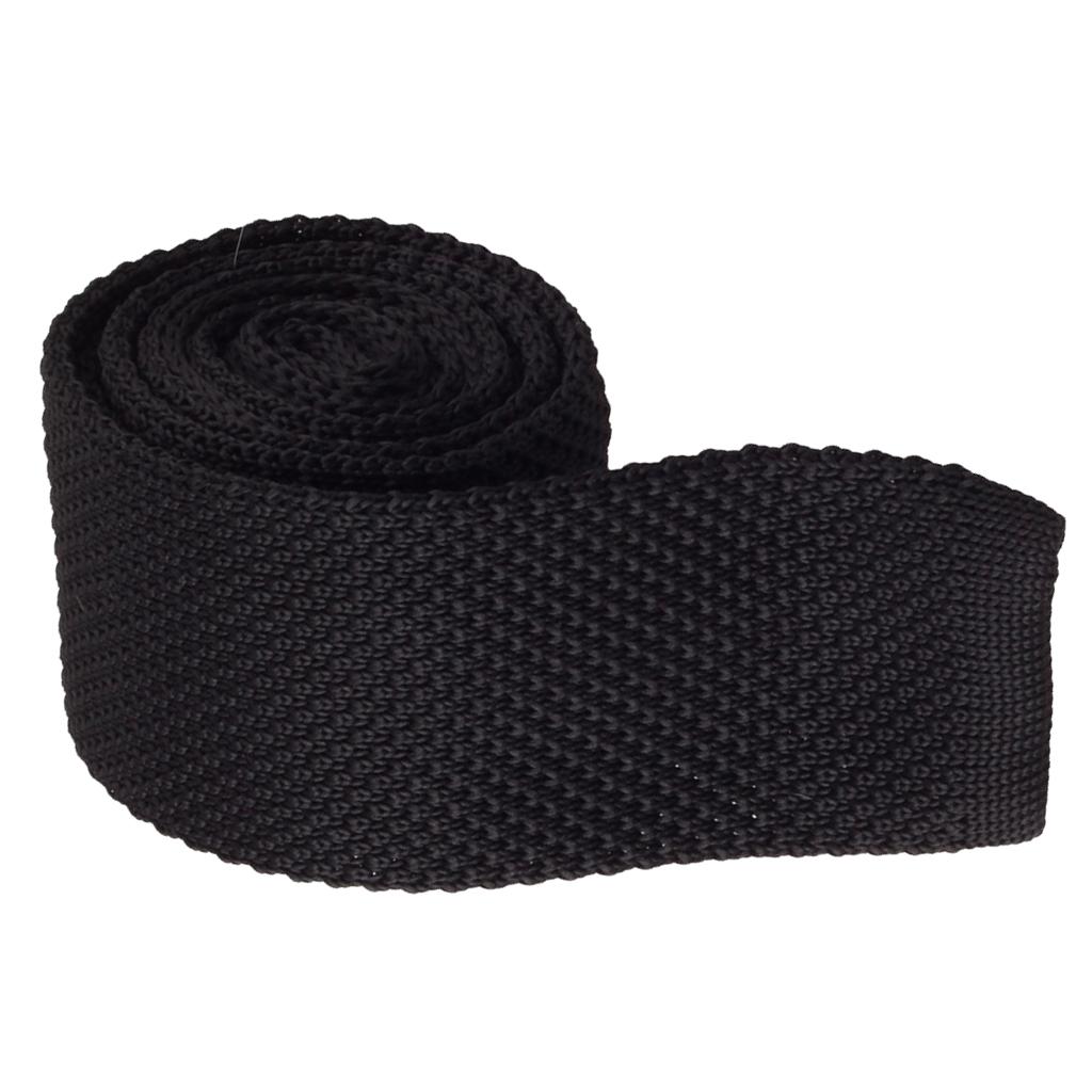 Luxury Men's Plain Woven Tie Necktie Solid Men Knitted Casual Formal Long