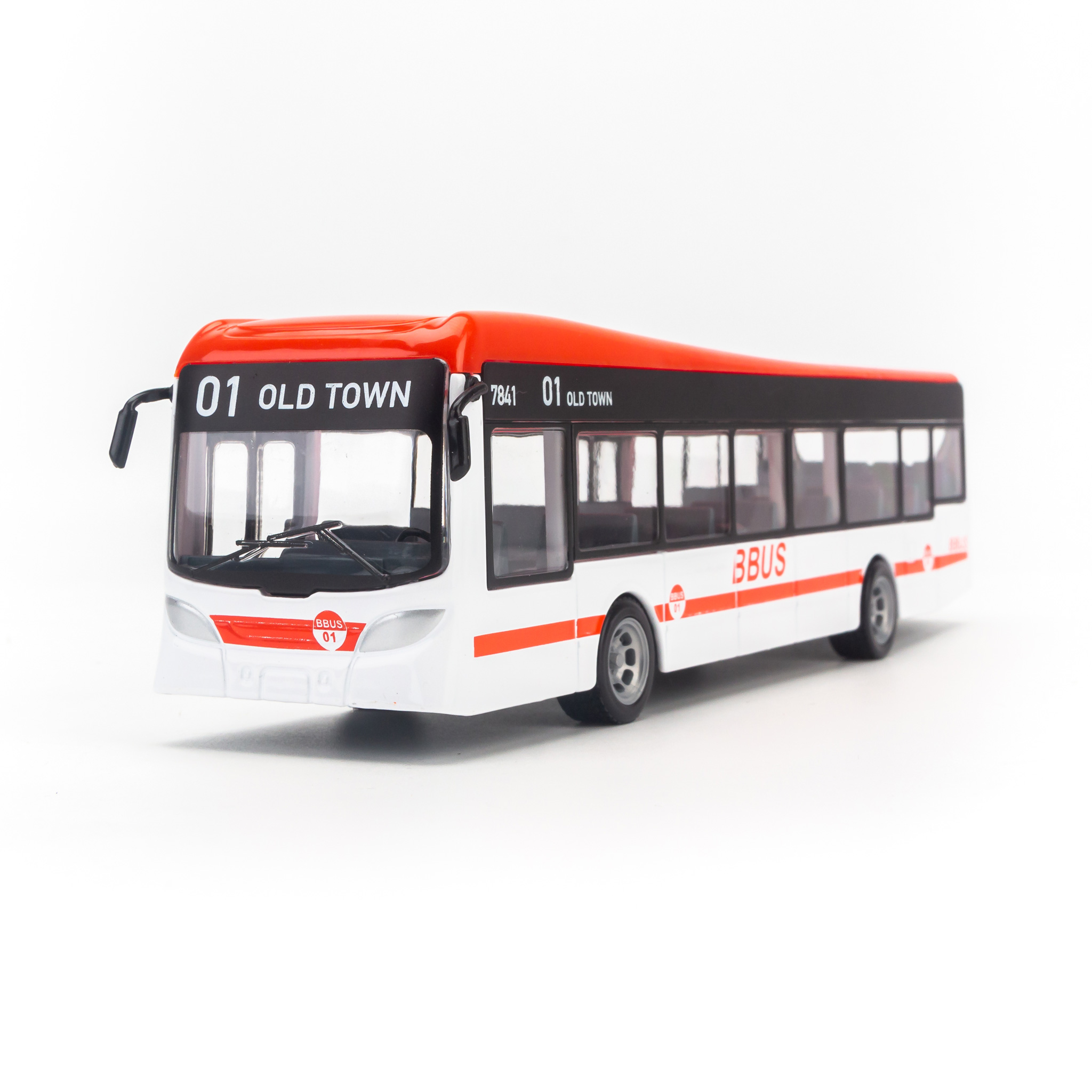 Mô hình xe Bus City long 19cm Bburago 18-32102