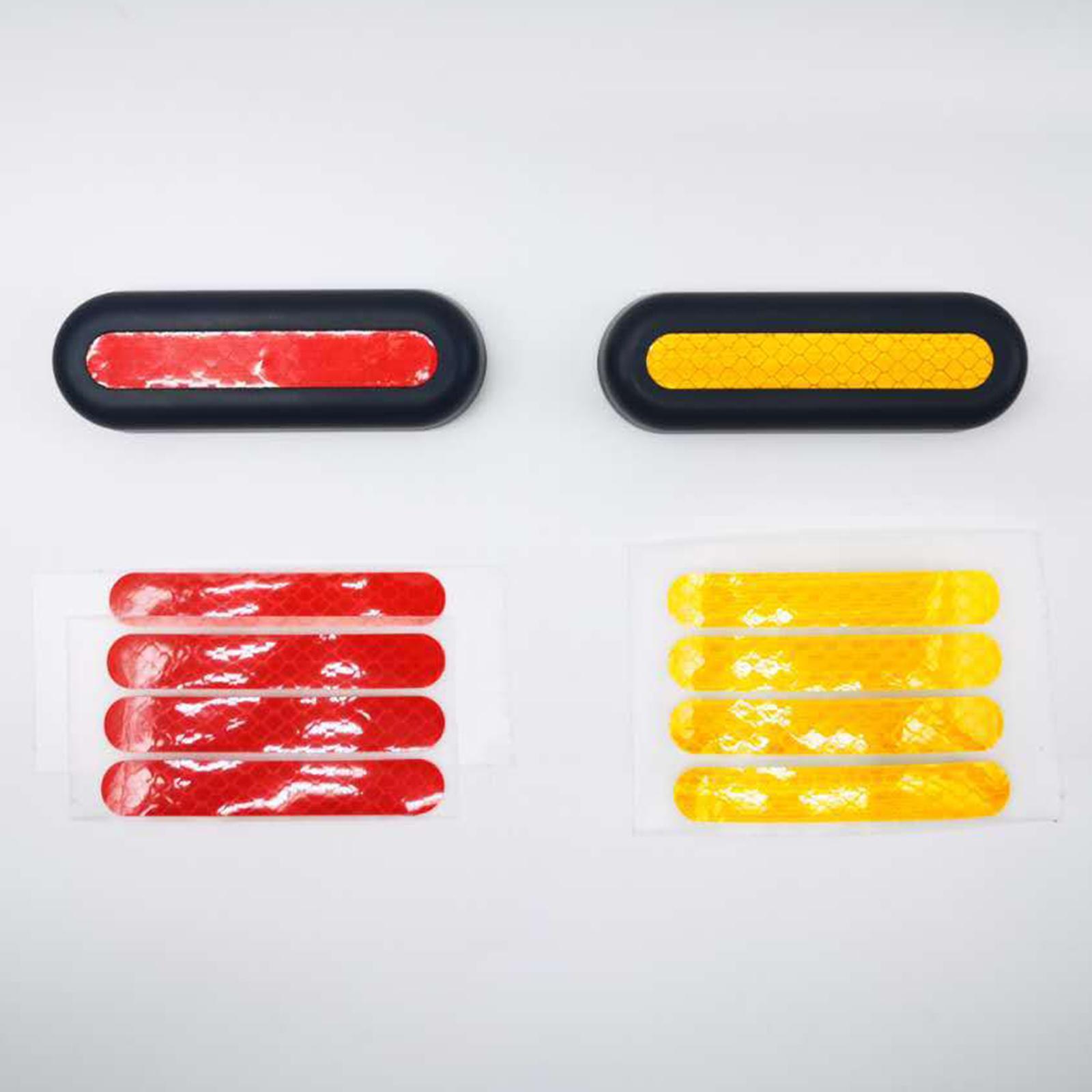 Reflective Sticker Set for Max G30 Electric Scooter Front Rear Wheel Cover Sticker Replacement