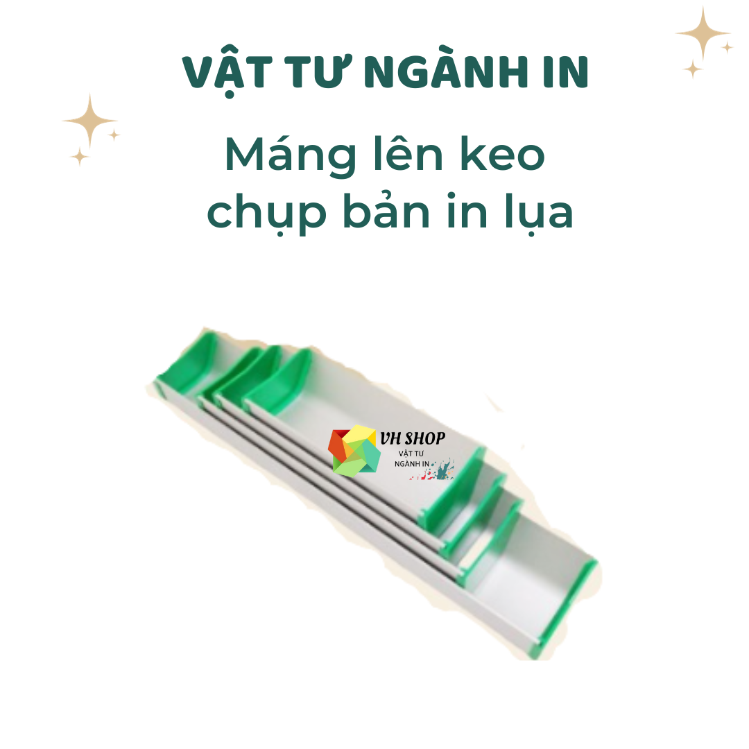 Máng lên keo chụp bản in lụa