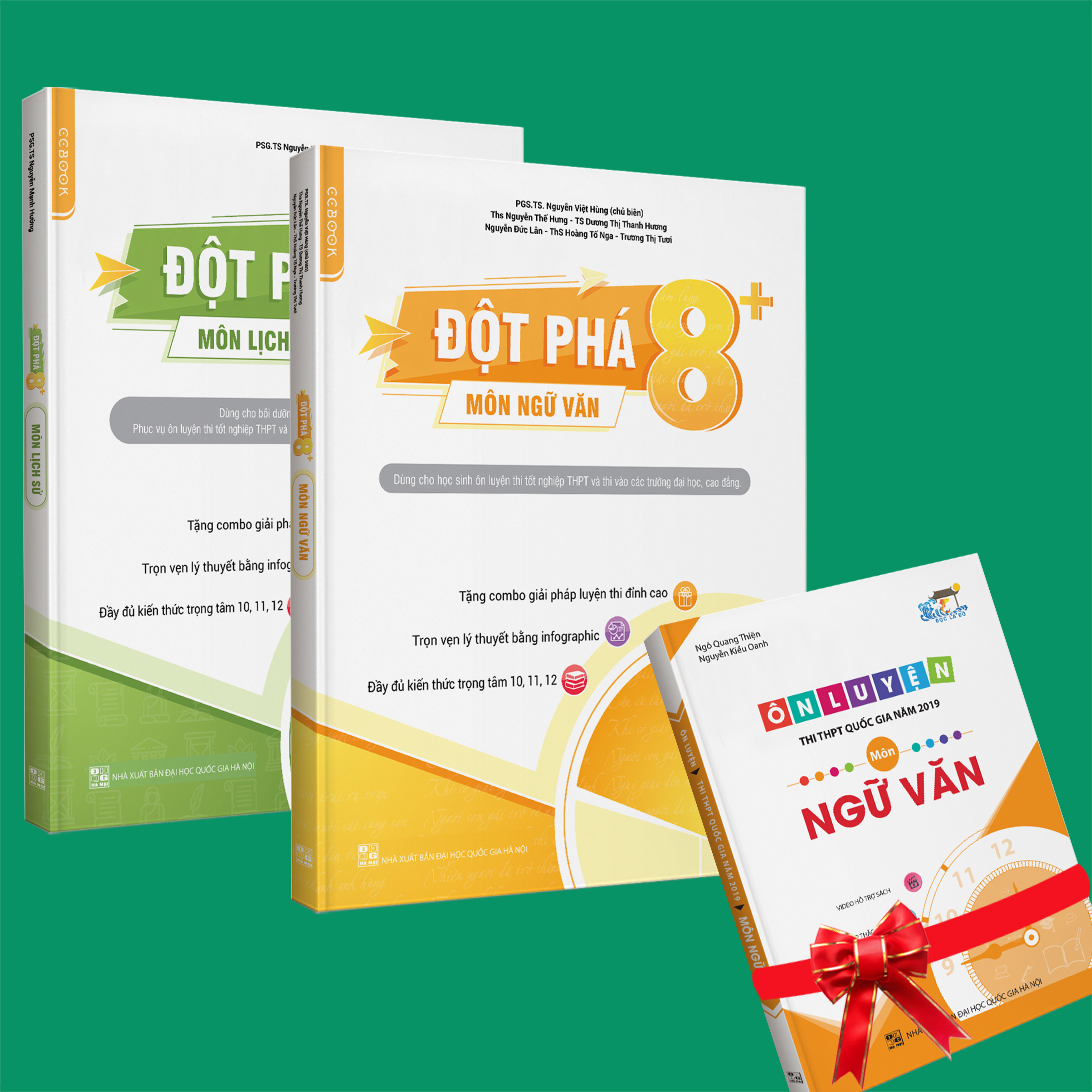 Sách - Combo Đột phá 8+ môn Ngữ Văn và Lịch Sử