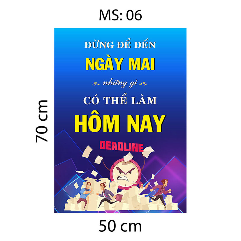 Decal trang  trí Slogan trang trí văn phòng công ty số 21