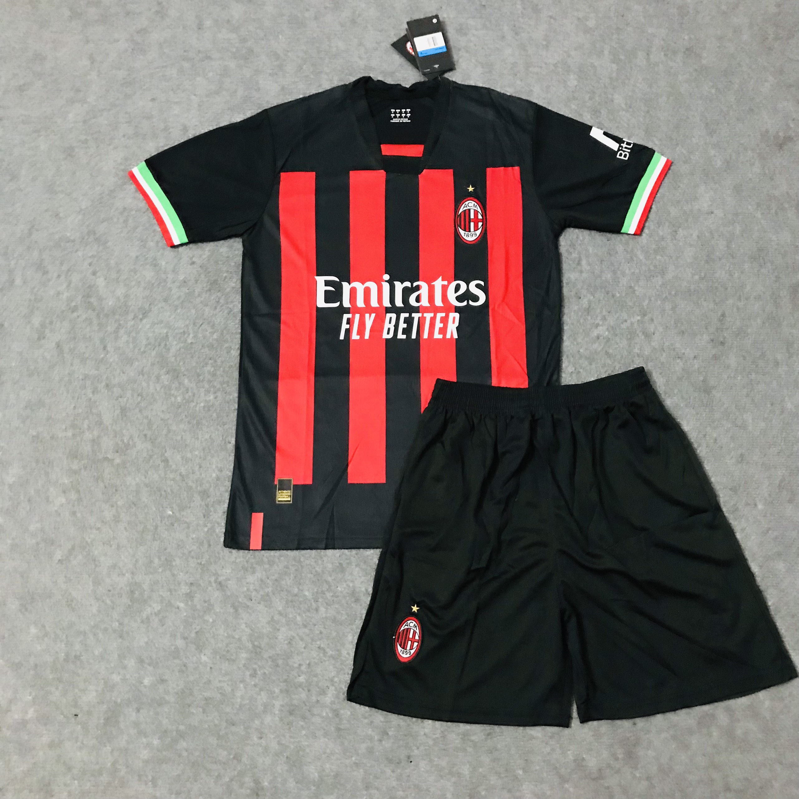 Bộ bóng đá vải thái AC MILAN cao cấp