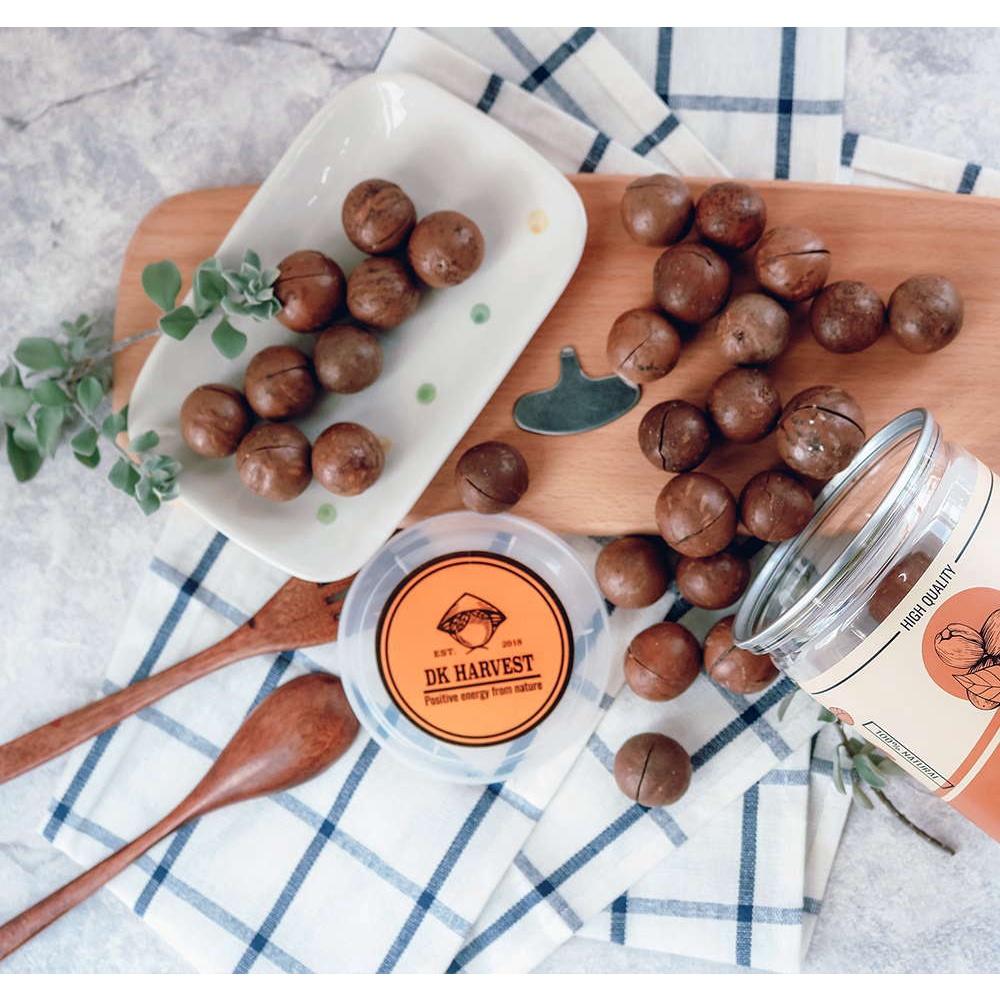 HẠT MACCA TÚI ZIP 500GR HÚT CHÂN KHÔNG KÈM KHUI HẠT