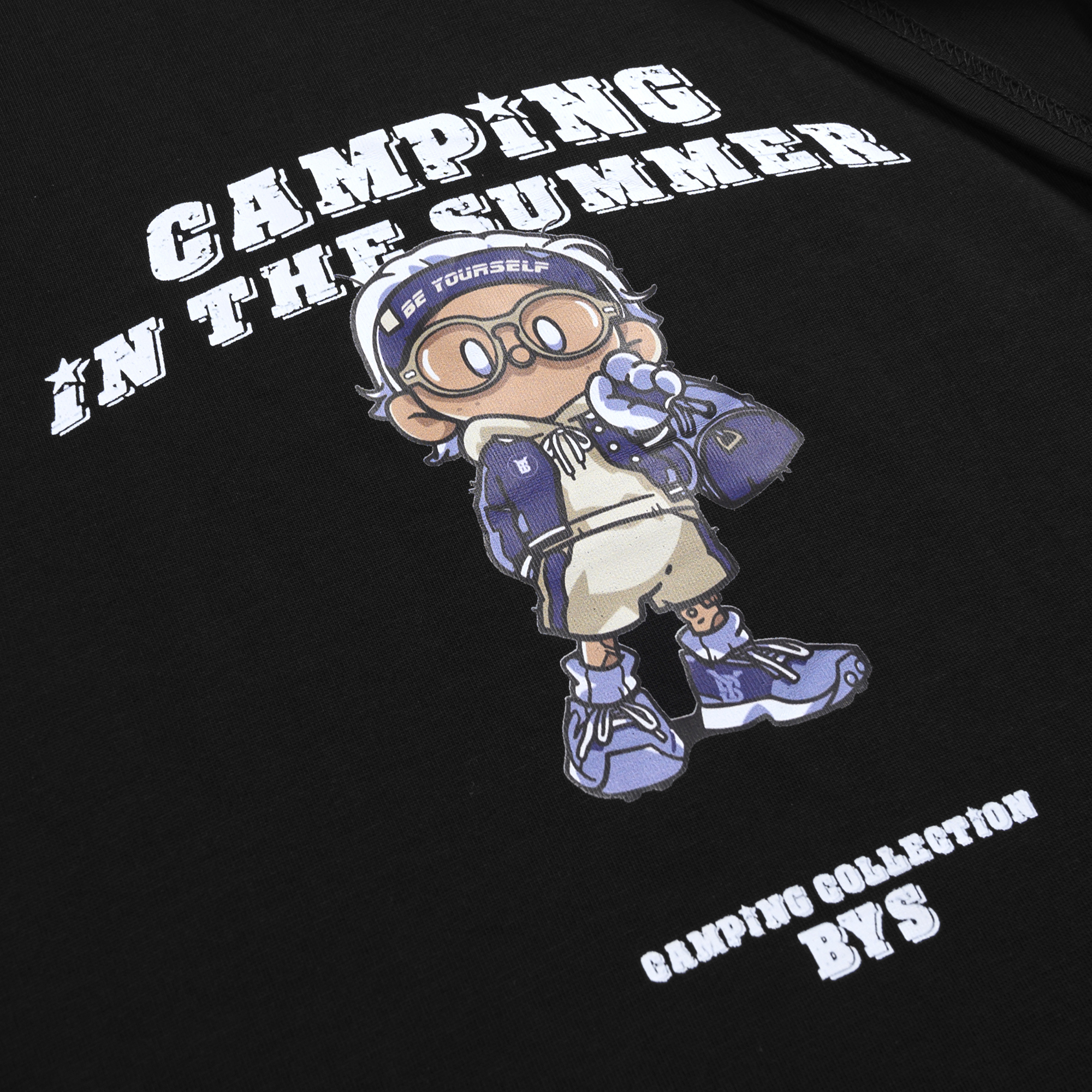 Áo thun unisex Local Brand BYS - CAMPING IN THE SUMMER