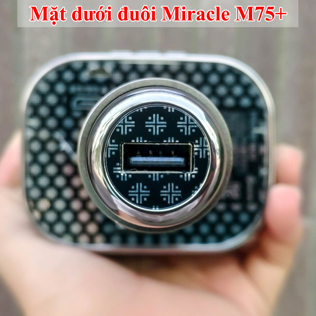 Micro Karaoke Bluetooth Miracle M75+ Hàn Quốc - Bản nâng cấp của Mic Magicsing MP30 - Cực Hay Kèm Quà Tặng Khuyến Mãi - HÀNG CHÍNH HÃNG