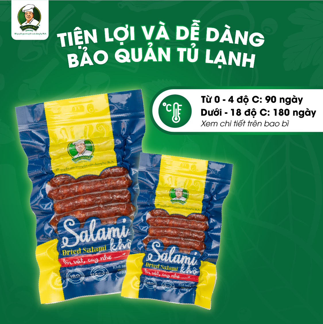 [Chỉ Giao Hà Nội] Salami khô 100g