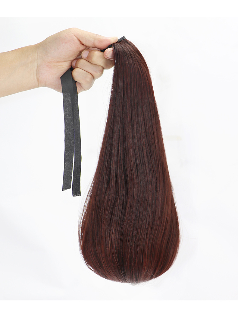 Tóc giả cột đuôi cúp, buộc cúp, cột cúp đuôi, cột đuôi phồng D12