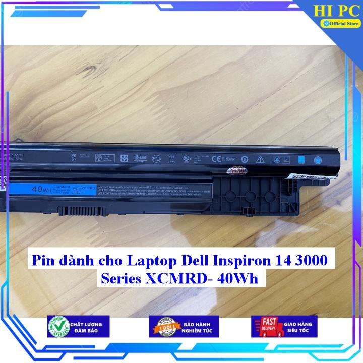 Pin dành cho Laptop Dell Inspiron 14 3000 Series XCMRD 40Wh - Hàng Nhập Khẩu