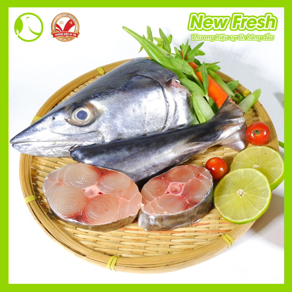Cá Thu Cắt Khoanh Siêu Tiện Lợi - Túi 1Kg