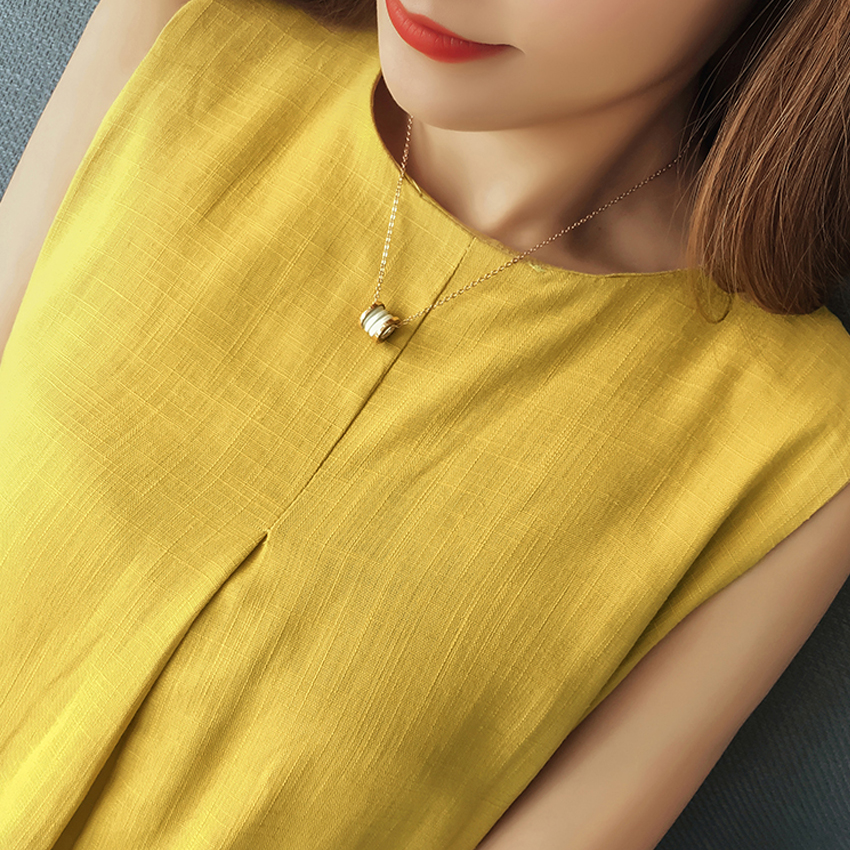 Đầm suông nữ chất mát kiểu dáng Hàn Quốc