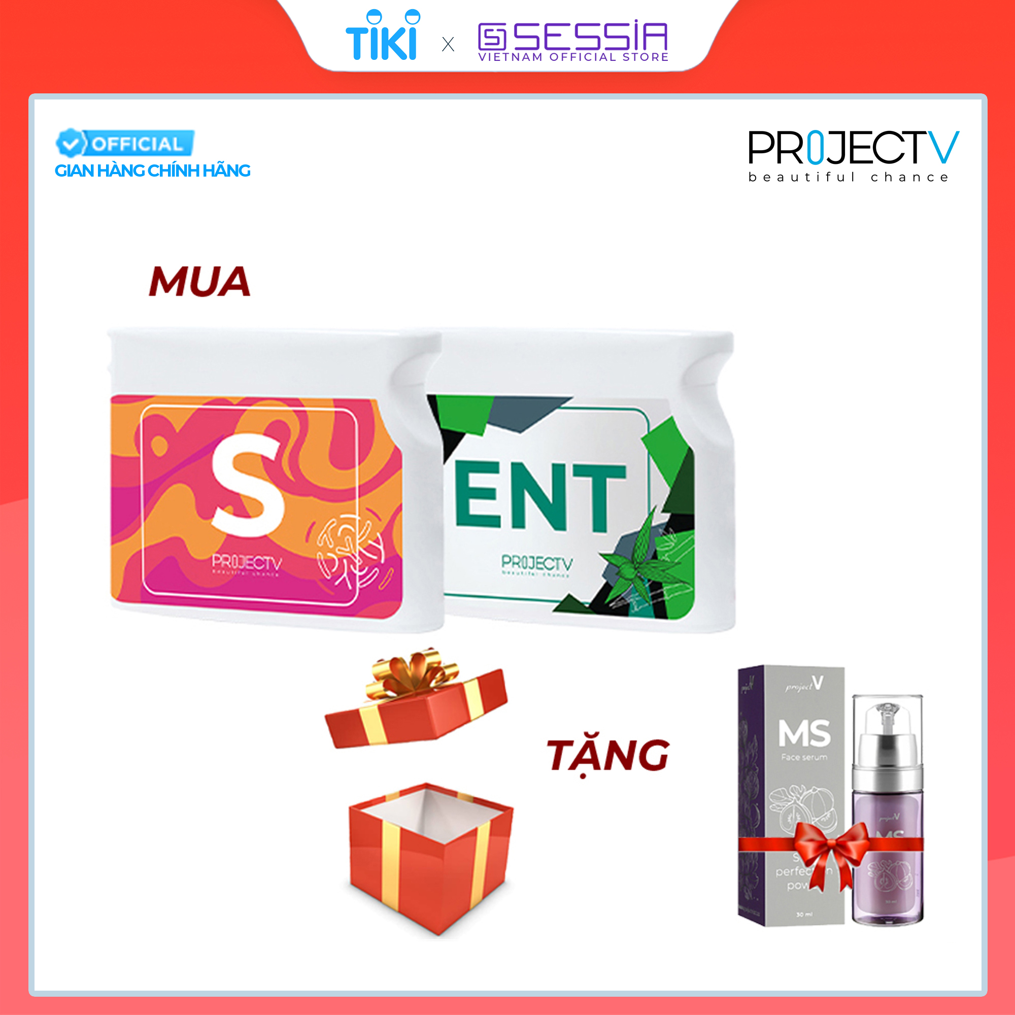 [VOUCHER 440K] Thực Phẩm Sức Khoẻ S+ENT | V Alphabet - Ổn định đường tiêu hóa, Tăng cường dinh dưỡng thần kinh & Xương chắc khỏe - PROJECT V - Xuất xứ Pháp, Hàng Chính Hãng