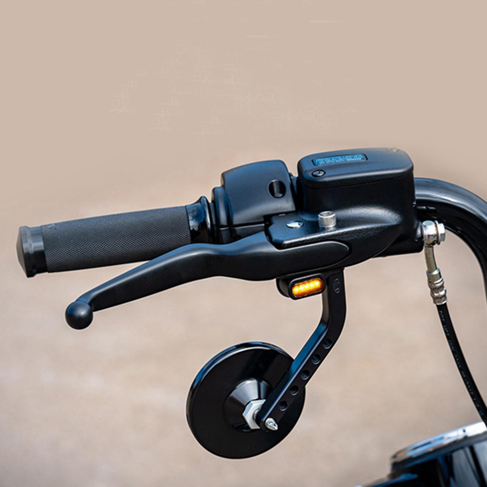 Motorcycle Front LED Mini Turn Signal Indicator Running Light Blinker Fit for Harley Softails  Sportsters,Good Replacement for Old or Broken One