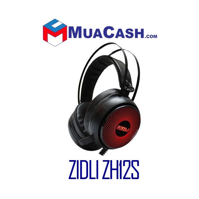 Tai nghe Zidli ZH12S LED 7 màu USB Black hàng chính hãng