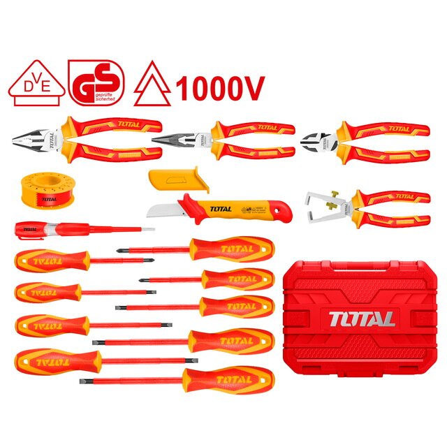Bộ 16 công cụ cách điện total THKITH1601