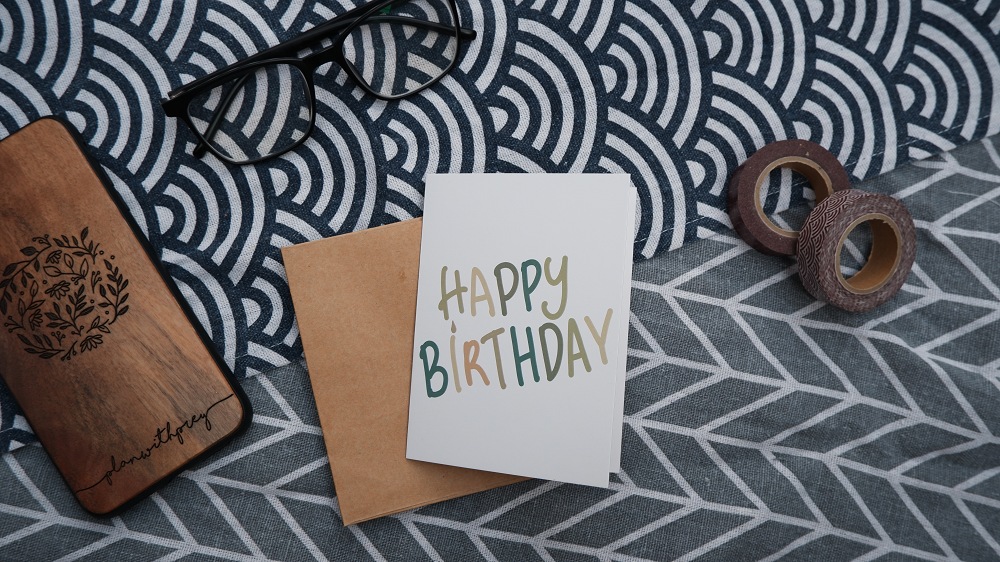 Thiệp sinh nhật Happy Birthday | Desigined by Plan With Prey