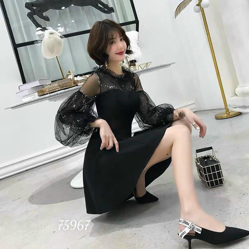 ĐẦM LỤA VOAN TAY LỠ CỰC XINH , DÀNH CHO DỰ TIỆC , HOẶC ĐI CHƠI SIÊU HO VINA 1HITSTORE