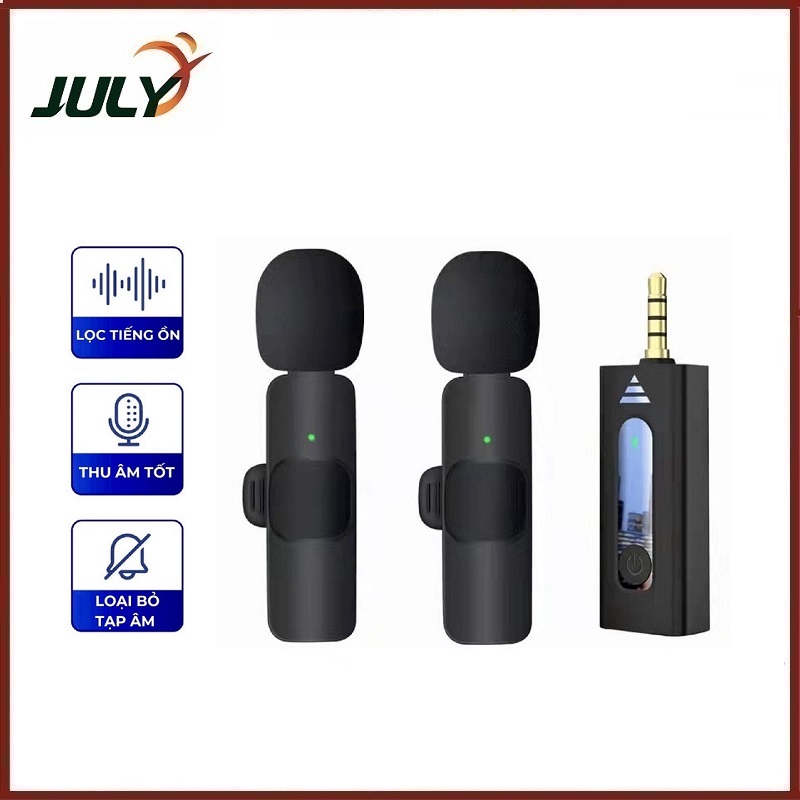 MICROPHONE KẸP ÁO KHÔNG DÂY 2 MICRO K35-2 - JL