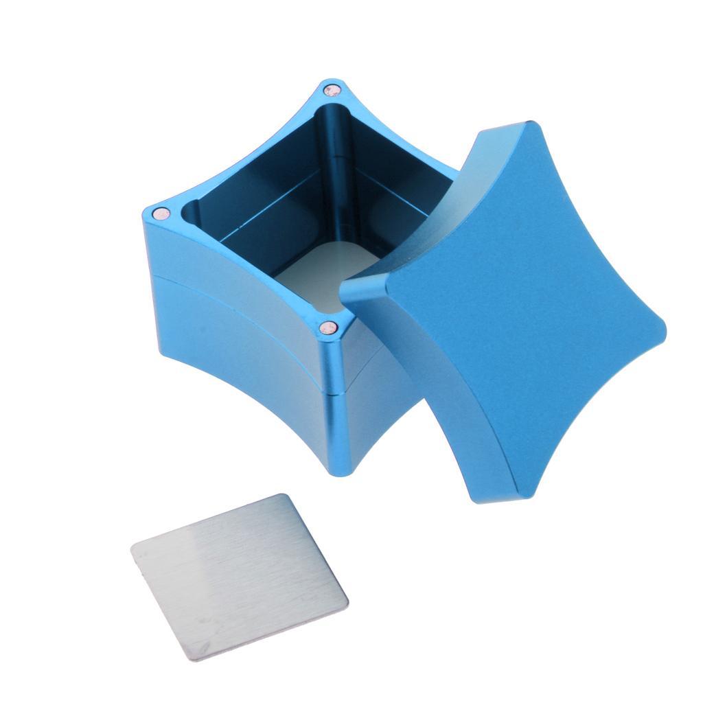 Billiard Chalk Case Holder Detachable Chalks Carrier Metal Box