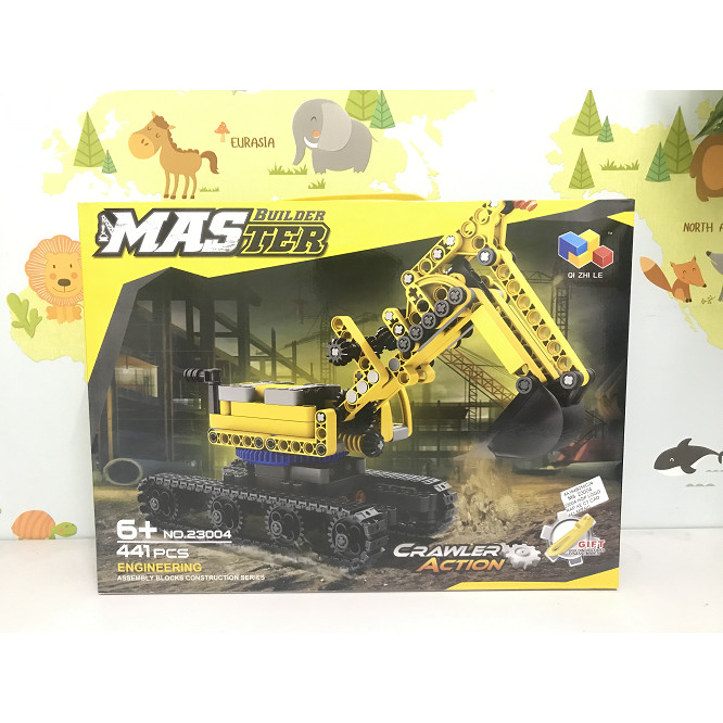 Hộp lắp ráp xe cào MASTER BUILDER 441 chi tiết