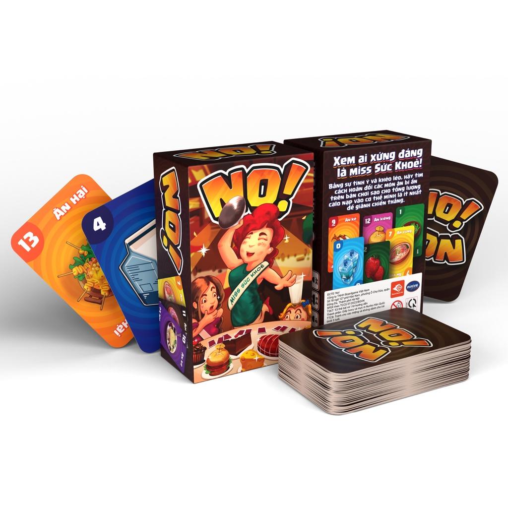 Board game thẻ bài No! Truy tìm Mr &amp; Ms Sức Khoẻ Đồ Chơi card game, party game Siêu hấp dẫn