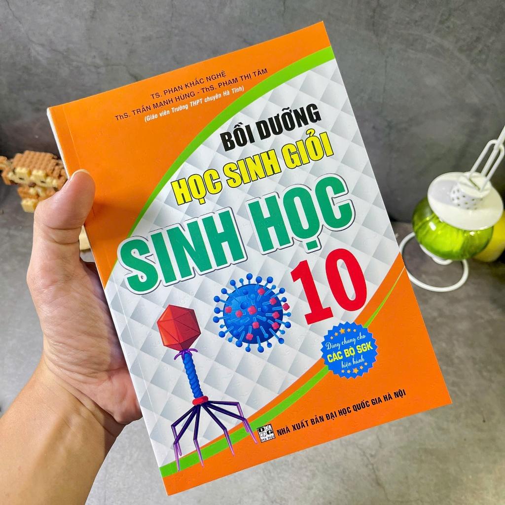 Sách Combo Luyện Thi Vào Lớp 10 Chuyên Môn Sinh Học+Bồi Dưỡng Học Sinh Giỏi Sinh Học 9 + bộ đề ôn thi vào lớp 10-HAGG