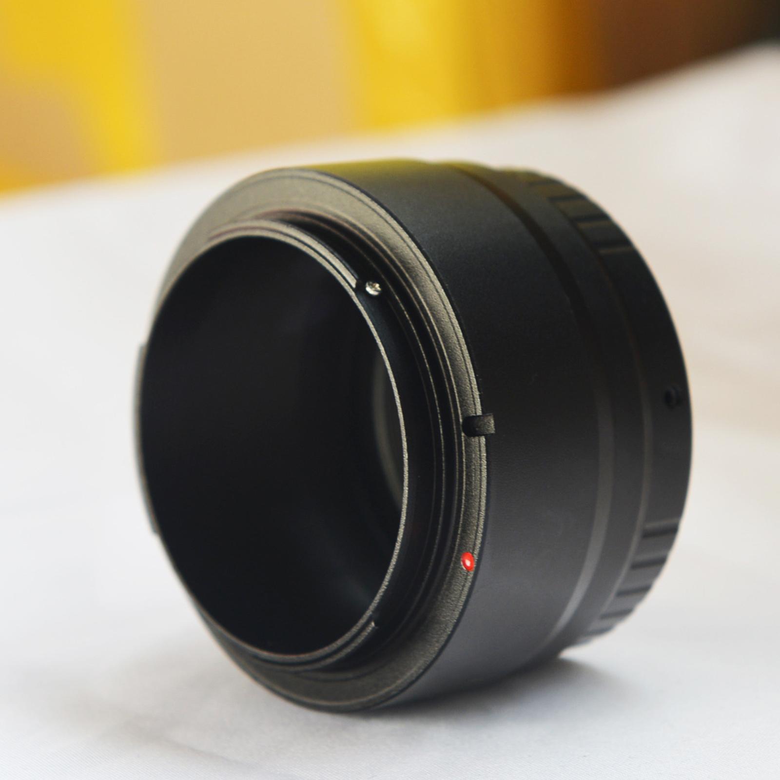 T2/T Mount Lens Adapter Rings Camera Converter M42 T Mount Adapter Aluminum T-Mount Adapter for EOS R for Slr DSLR Cameras