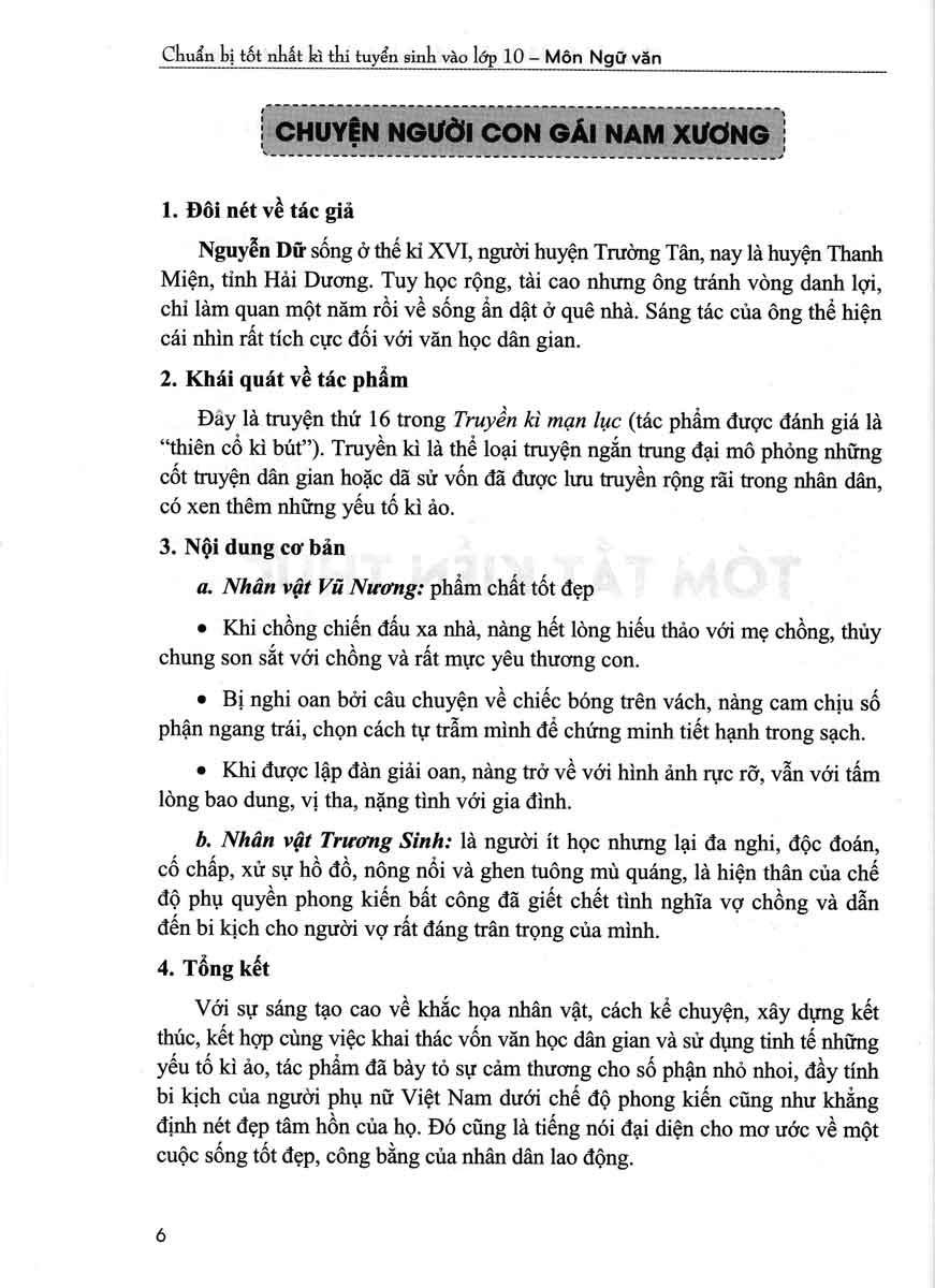 Chuẩn Bị Tốt Nhất Kỳ Thi Tuyển Sinh Vào Lớp 10 Môn Ngữ Văn