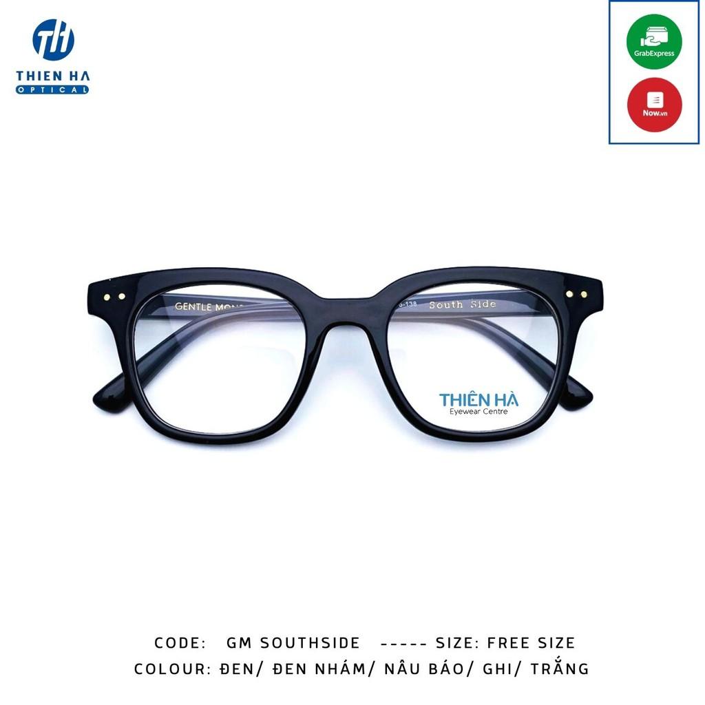 Gọng kính vuông thời trang nam nữ THIÊN HÀ OPTICAL unisex nhựa nhẹ,dáng vuông, gọng to nhiều màu GMT01
