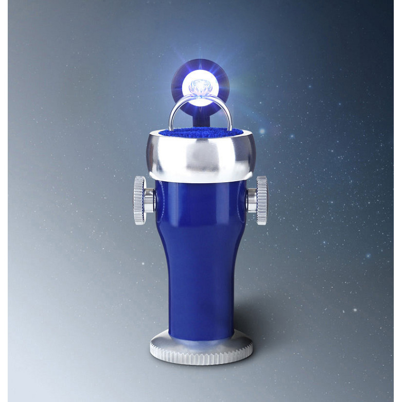 Kính lúp 10X kiểm tra mẫu vật điều chỉnh xoay 360 độ cao cấp