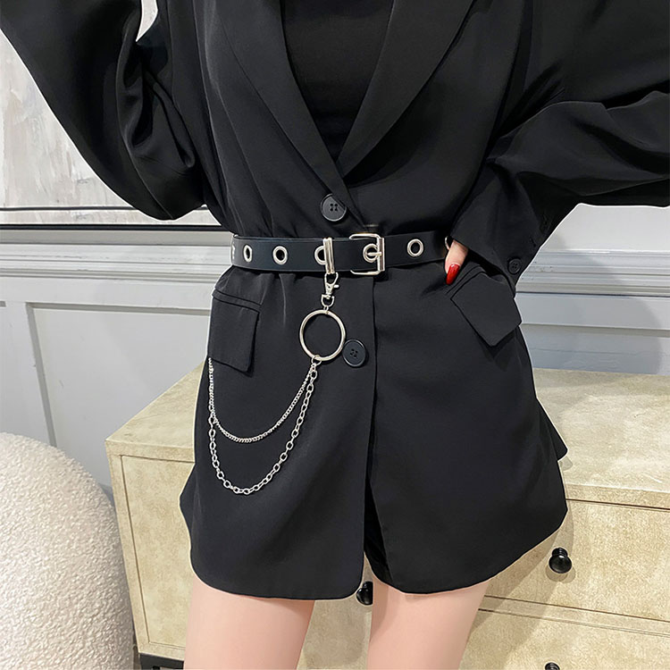 Dây xích đai quần chain đeo thắt lưng thép cá tính unisex