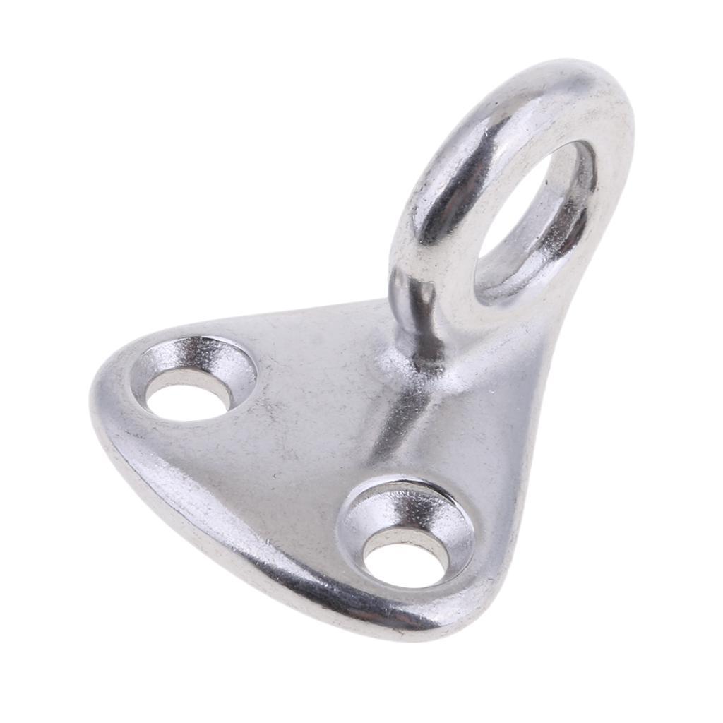 Heavy Duty Stainless Steel Hook Eye Plate Cable Rope Chain Boat