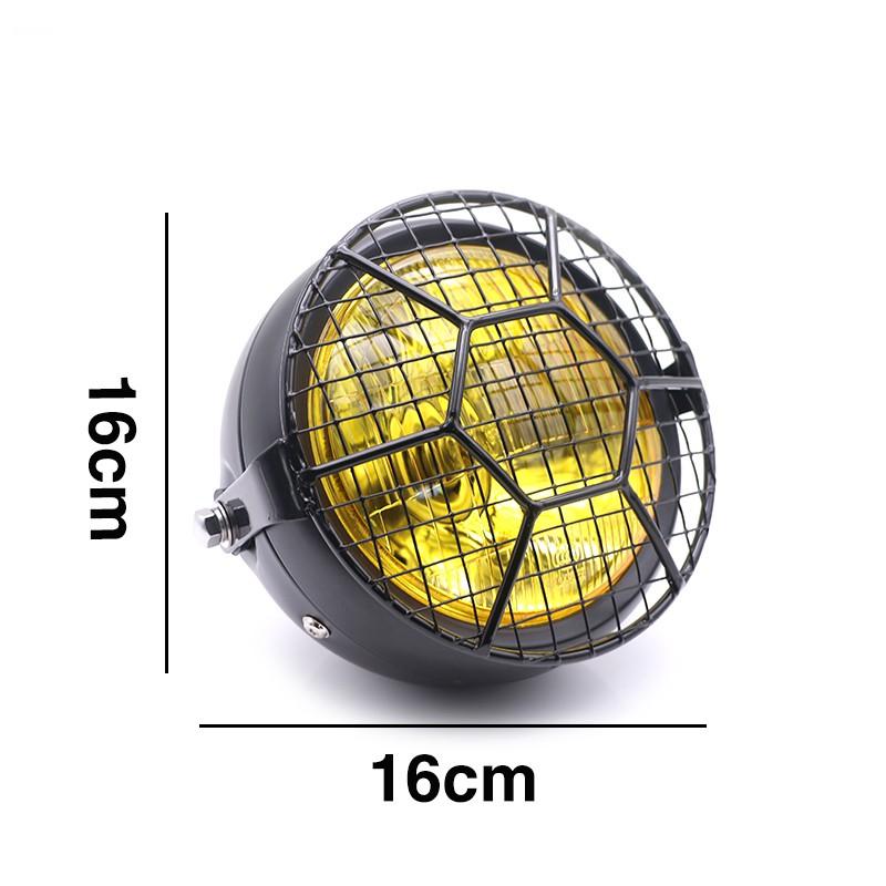 Đèn pha xe mô tô 35W kiểu dáng retro thời trang phong cách
