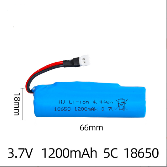 Pin sạc 18650 xe điều khiển từ xa 3.7v 1200mah XH2.54