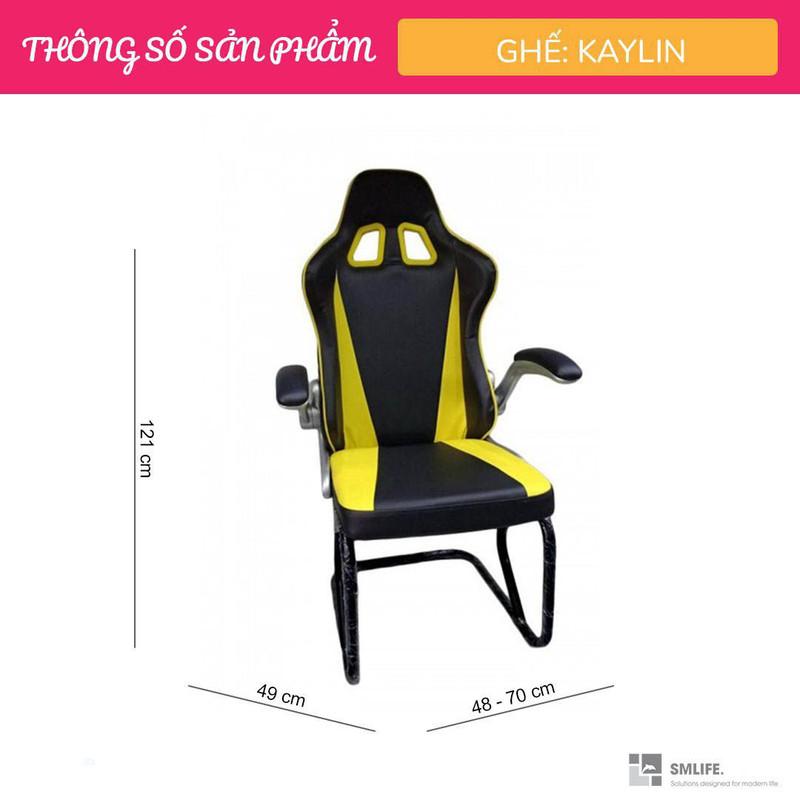 Ghế phòng net tay ghế điều chỉnh SMLIFE Kaylin