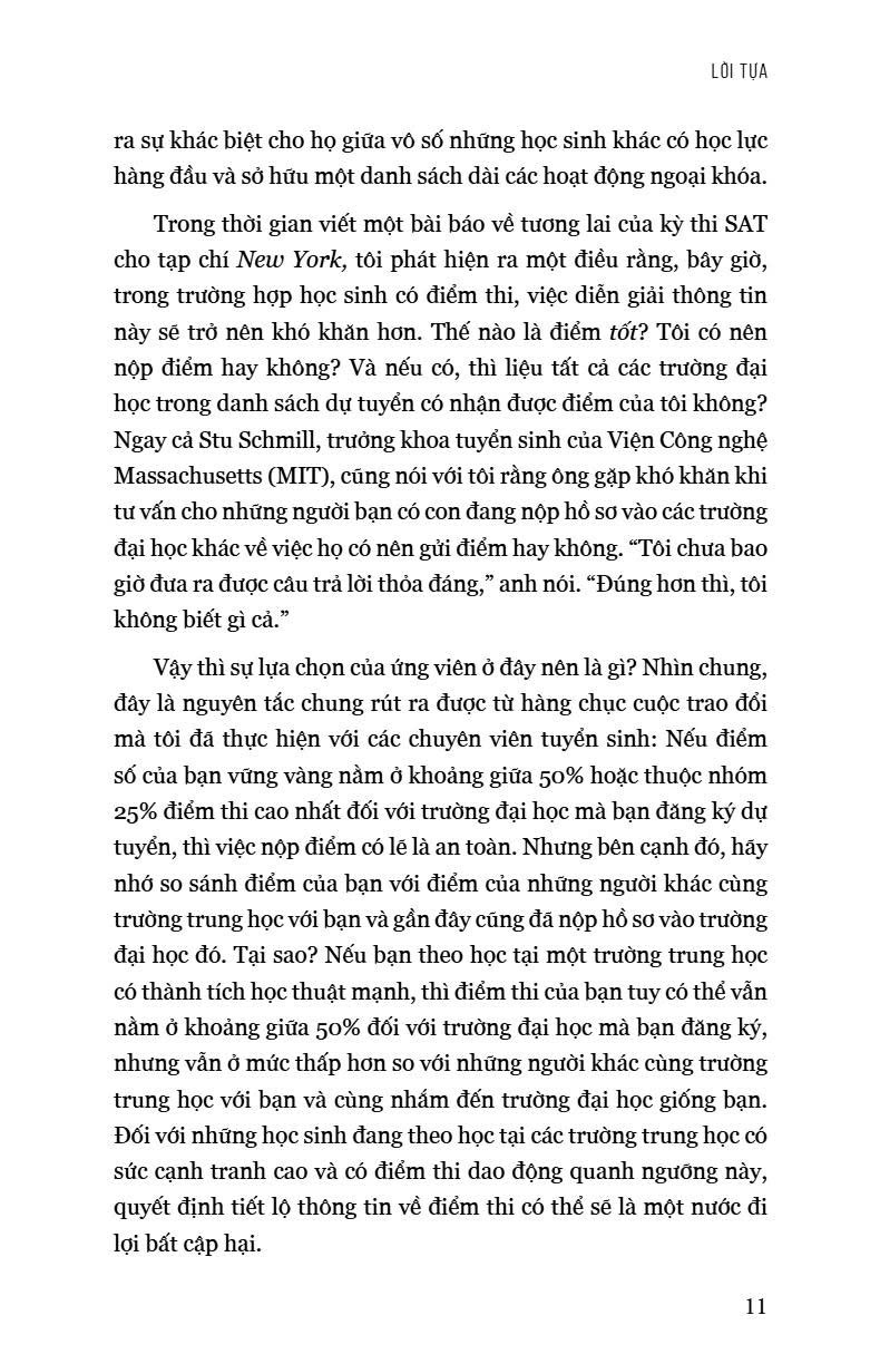 Vì Sao Họ Trúng Tuyển - Góc Nhìn Của Nhà Tuyển Sinh Đại Học