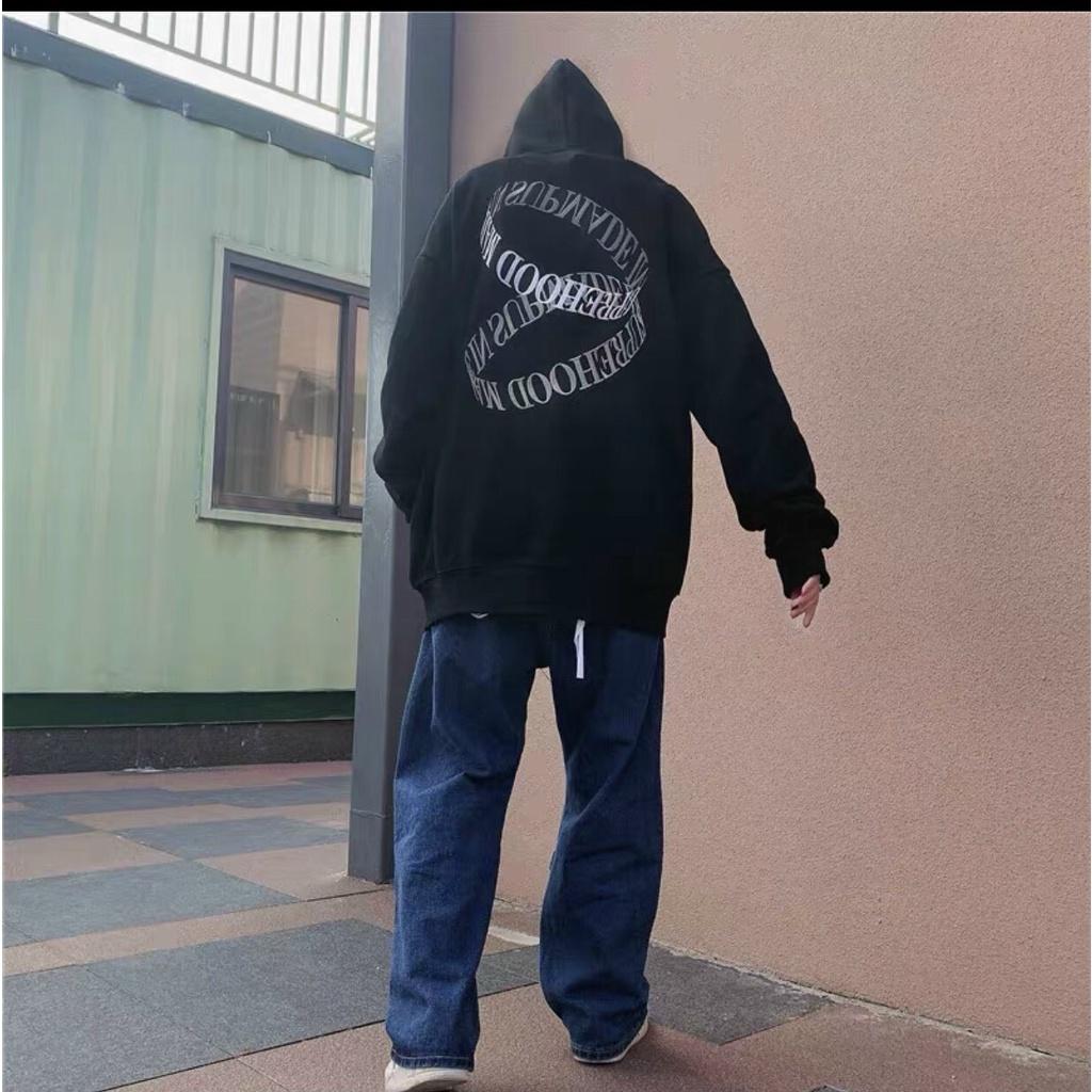 Áo khoác nỉ dây kéo form to y hình cá tính , họa tiết cực đẹp thời trang nét y hình