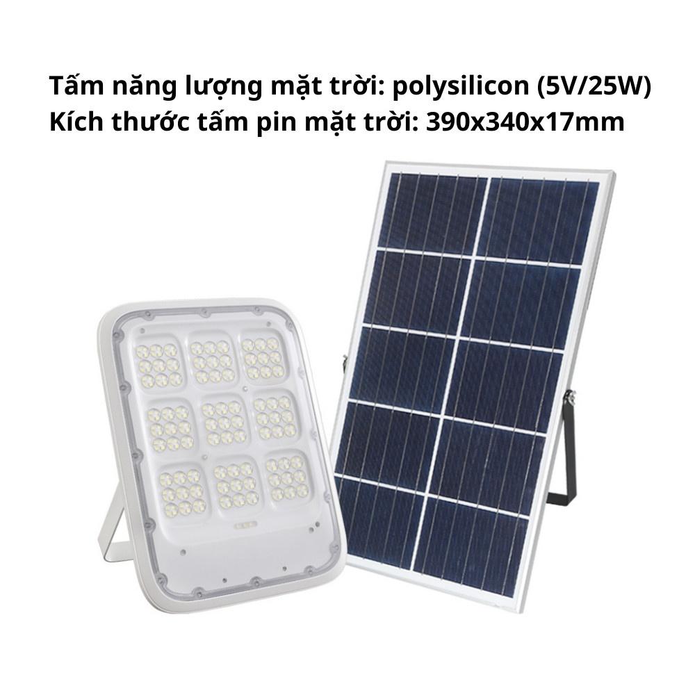 Đèn năng lượng mặt trời 100W WK0601 có điều khiển từ xa, Đèn led năng lượng mặt trời 100W