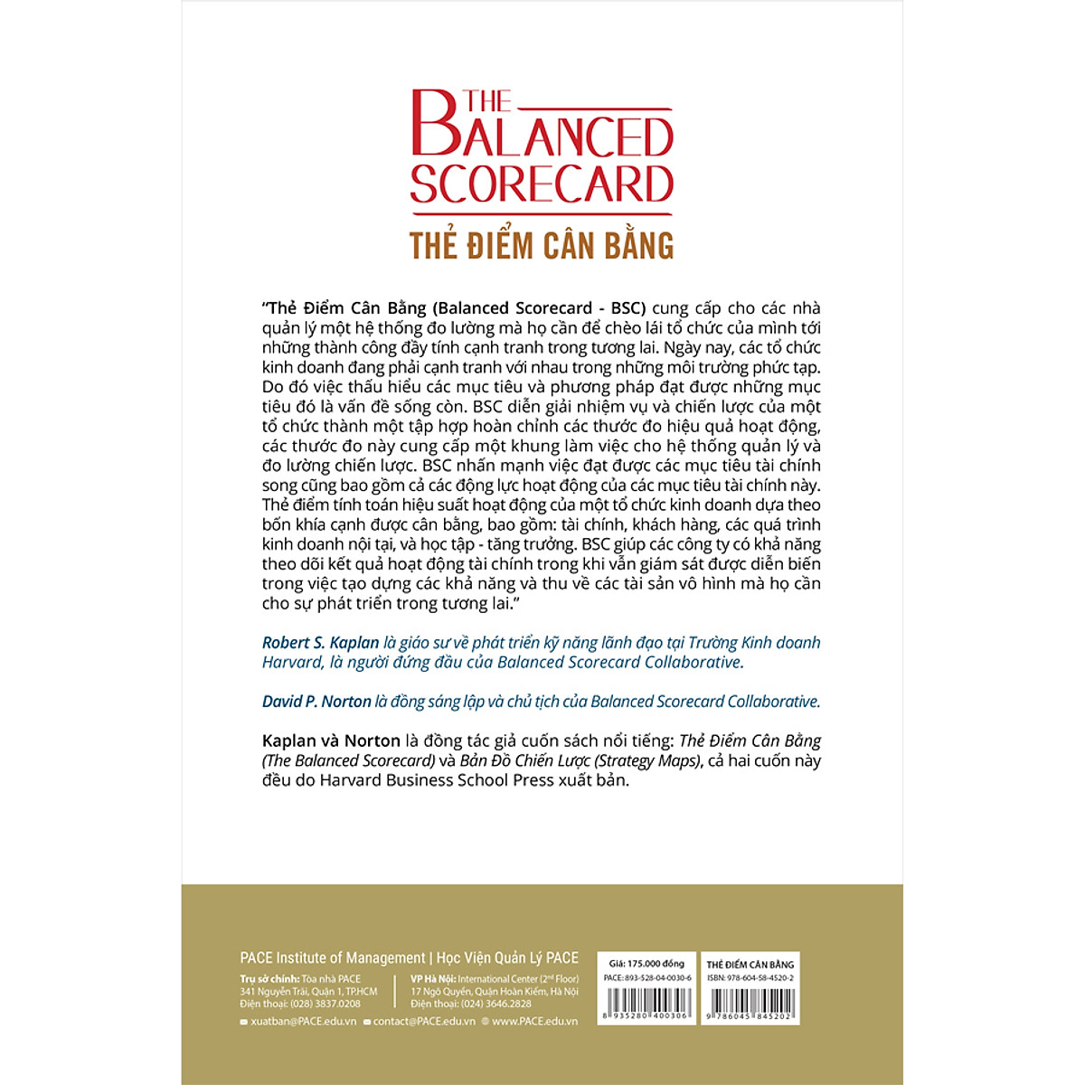  Sách Thẻ Điểm Cân Bằng - The Balanced Scorecard (Tái Bản)- Tặng sổ tay xương rồng