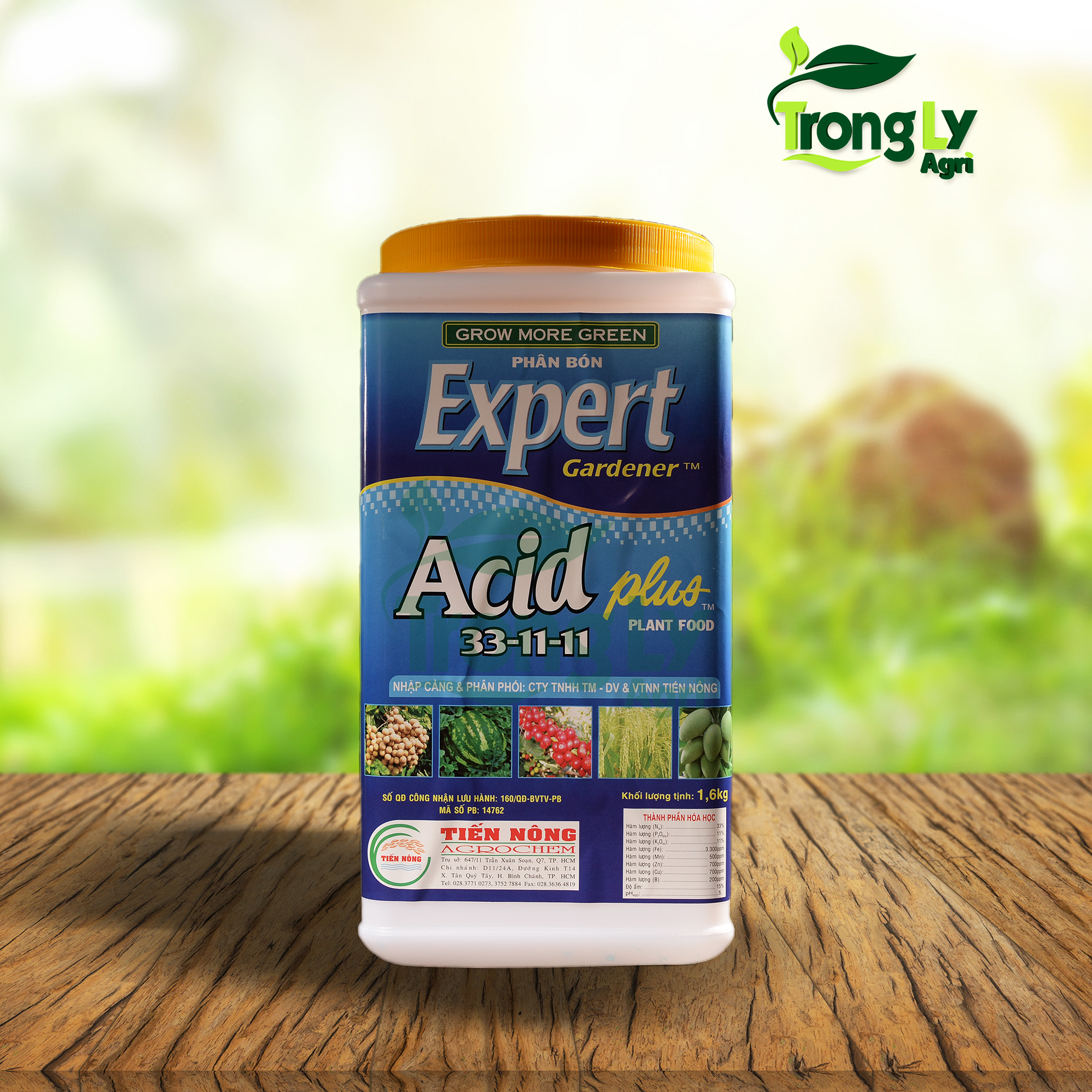 Phân bón lá cao cấp cao Grow More 33-11-11+TE Acid Plus Plant food nhập khẩu Malaysia