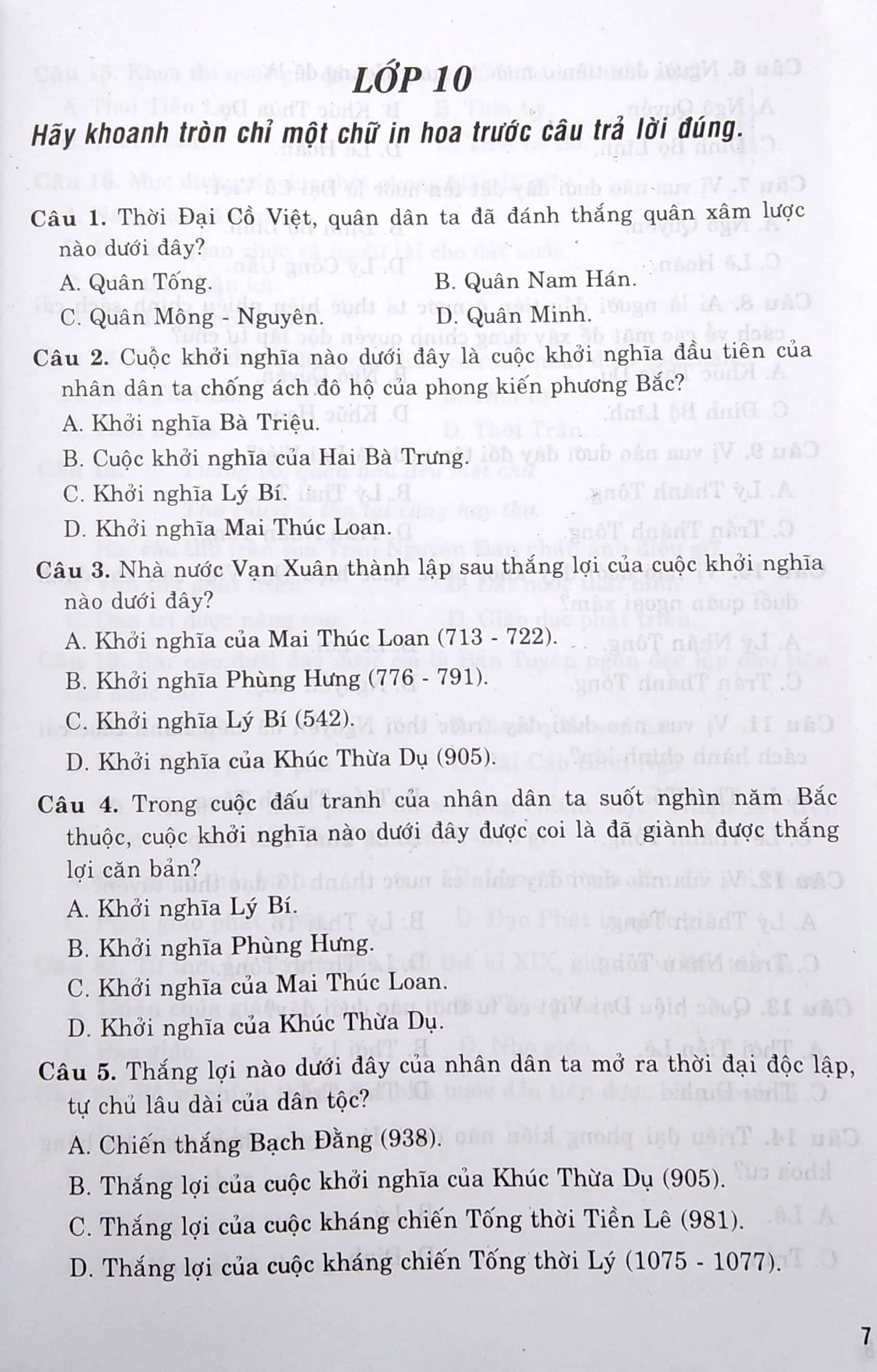 Hình ảnh Ôn Tập Luyện Thi Trắc Nghiệm - THPT Quốc Gia 2022: Lịch Sử - Địa Lí - GDCD