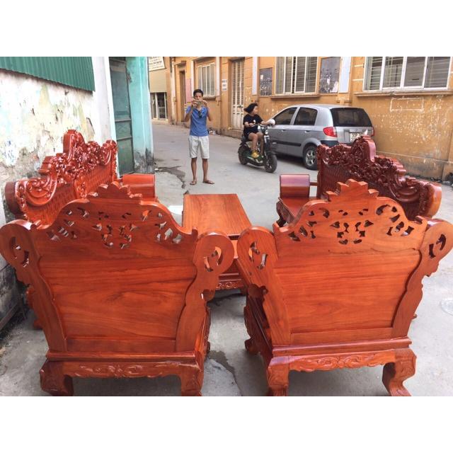 Bộ ghế hoàng gia gỗ gõ đỏ