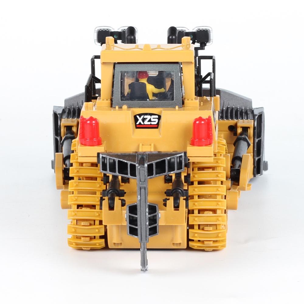 Xe Ủi Đất Kim Loại BC1045 (Alloy Bulldozer) điều khiển từ xa 9 kênh / Xe công trình xúc đất điều khiển cao cấp