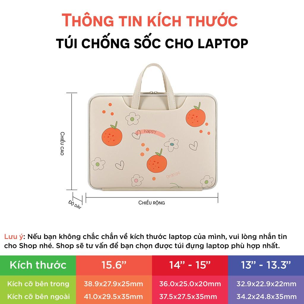 (Hàng có sẵn) Túi chống sốc laptop macbook ipad từ 13 inch đến 15.6 inch - Túi đựng Laptop có quai cầm