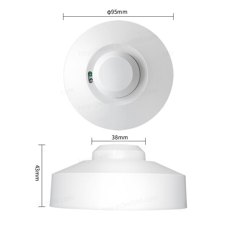 Công Tắc Cảm Ứng Chuyển Động Vi Sóng Lắp Trần