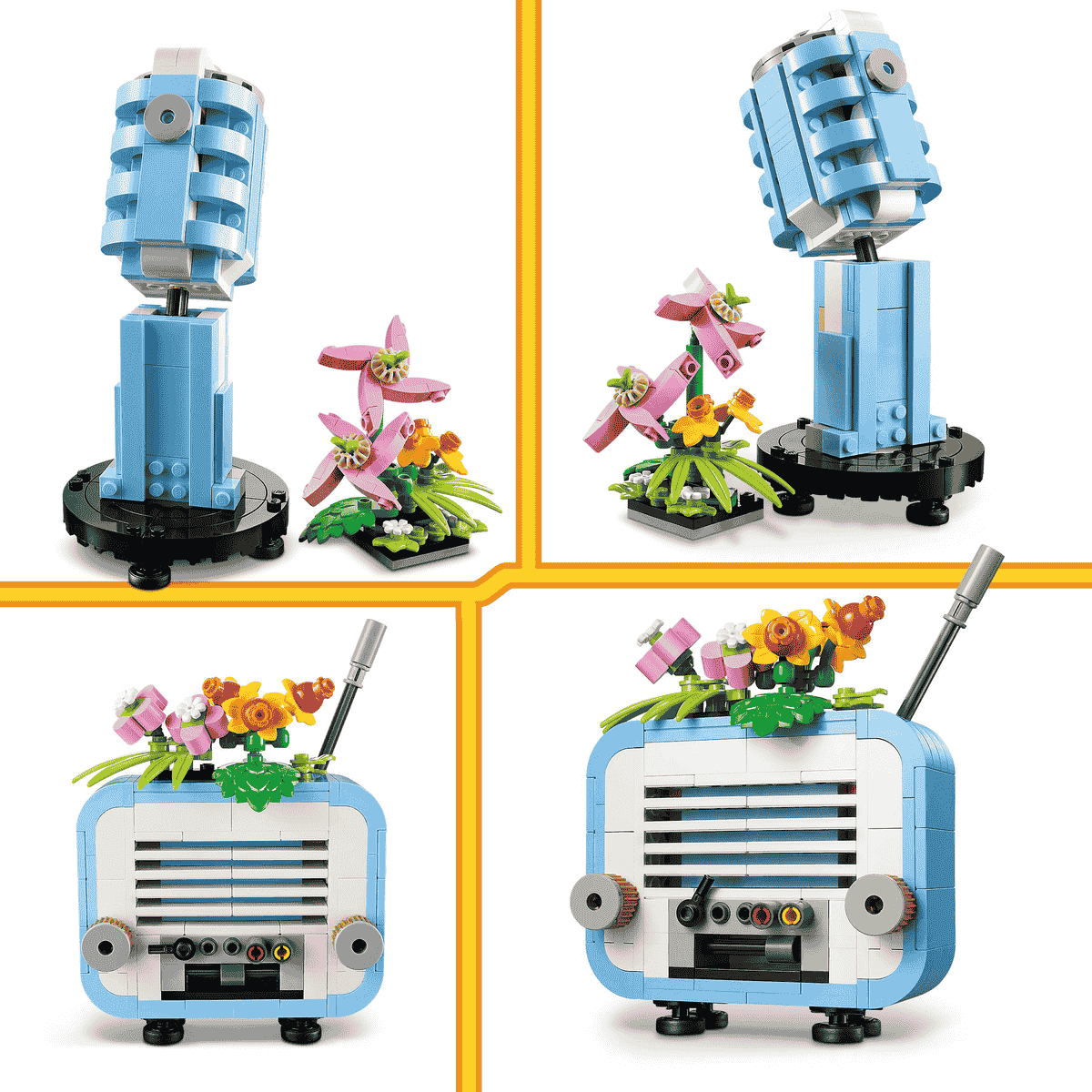 LEGO CREATOR 31172 Đồ Chơi Lắp Ráp Máy Nghe Nhạc Đĩa Than Và Hoa (366 chi tiết)