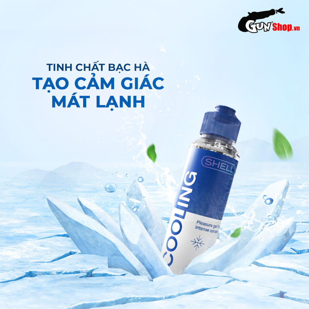 Gel bôi trơn mát lạnh - Shell Cooling - Chai 100ml