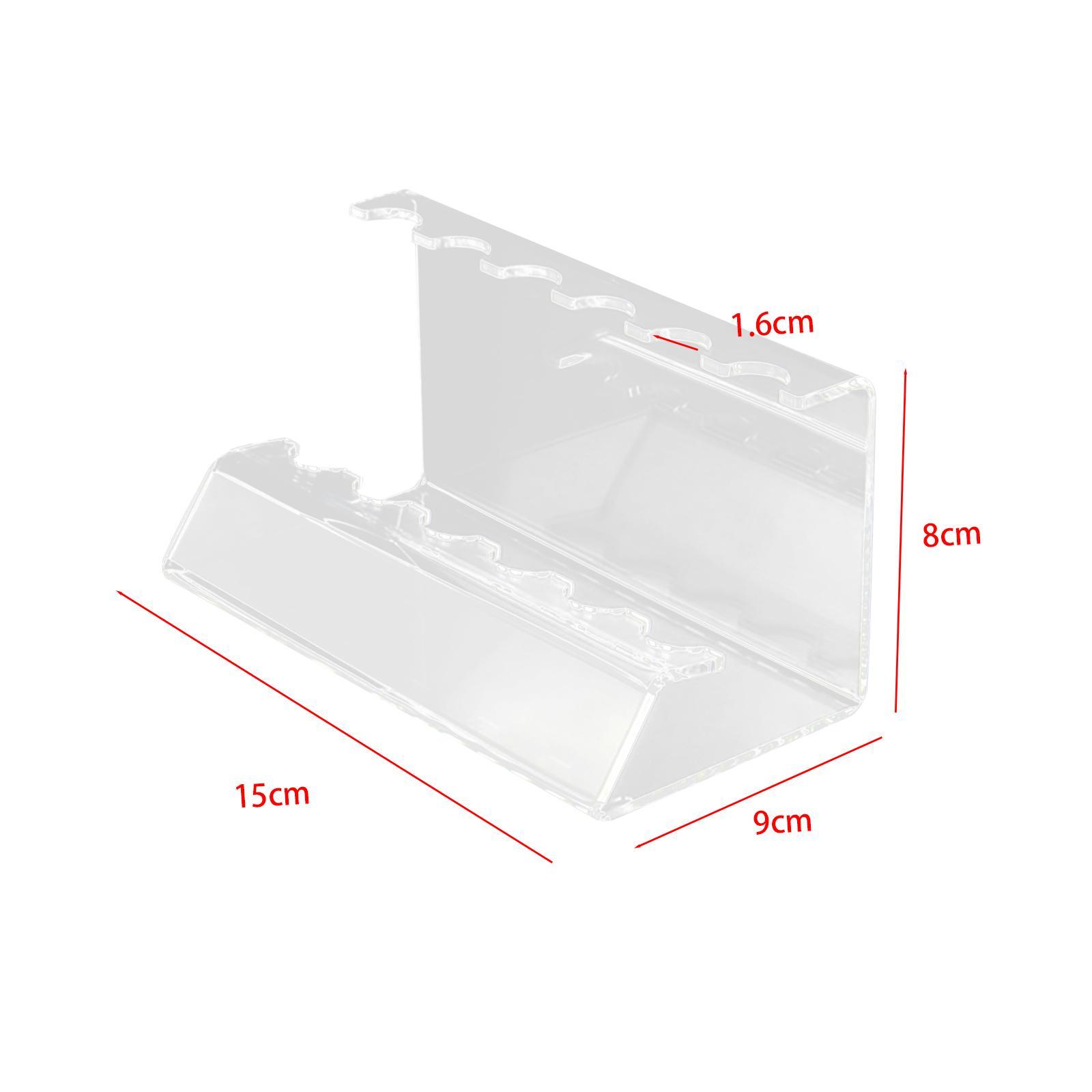Pen Rack Holder Acrylic Pen Holder Acrylic Storage Cosmetic Brushes Supplies Office Vertical Countertop Pen Holder Display Stand