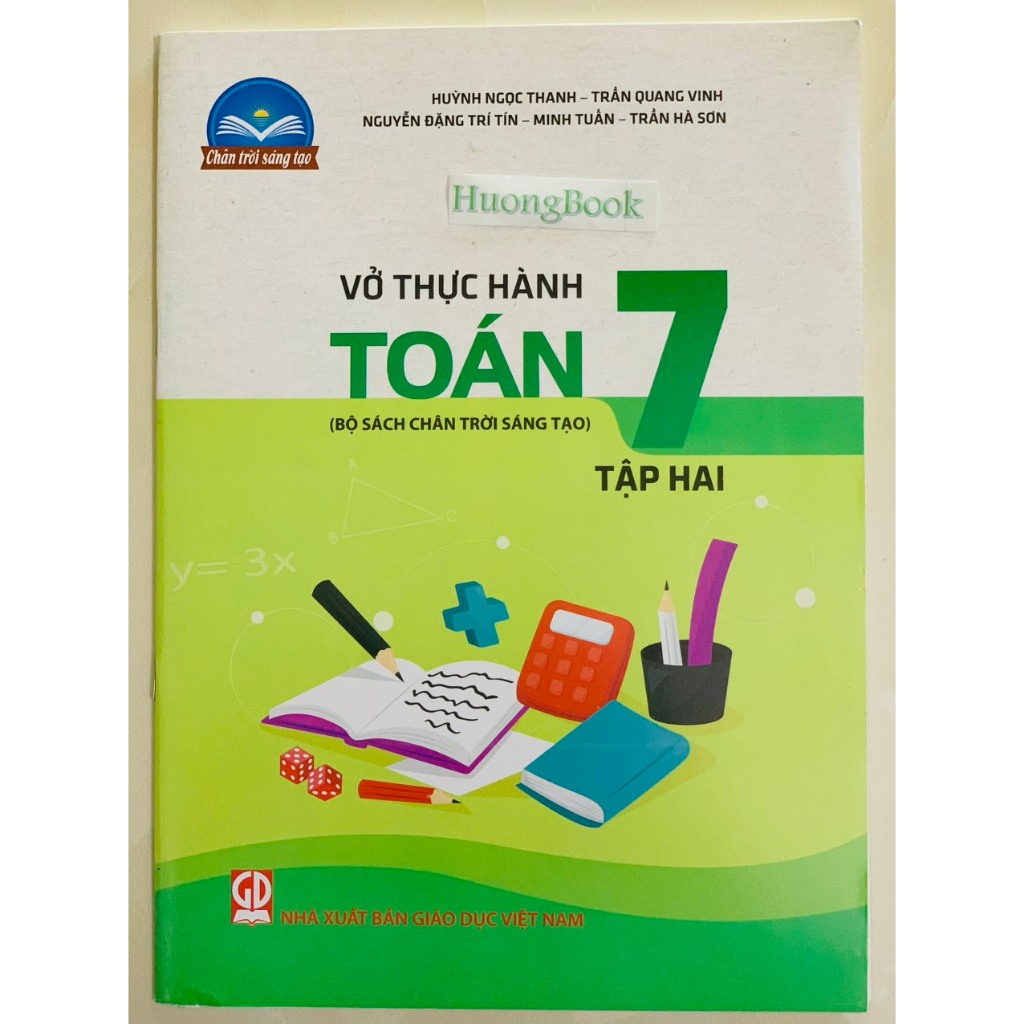 Sách - Combo Vở thực hành Toán 7 - tập 1 + tập 2 (Bộ sách Chân trời sáng tạo)