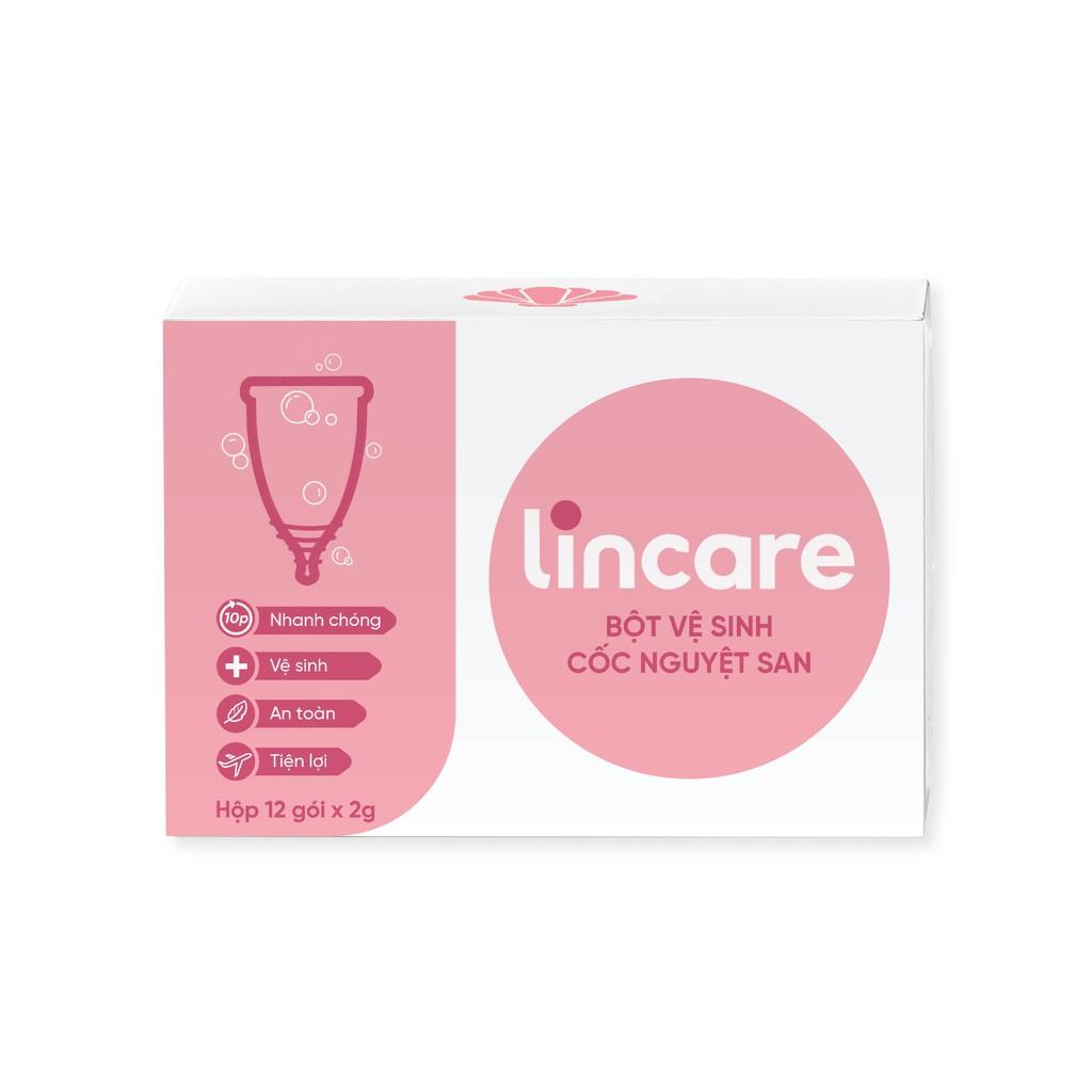 Bột vệ sinh cốc nguyệt san Lincare